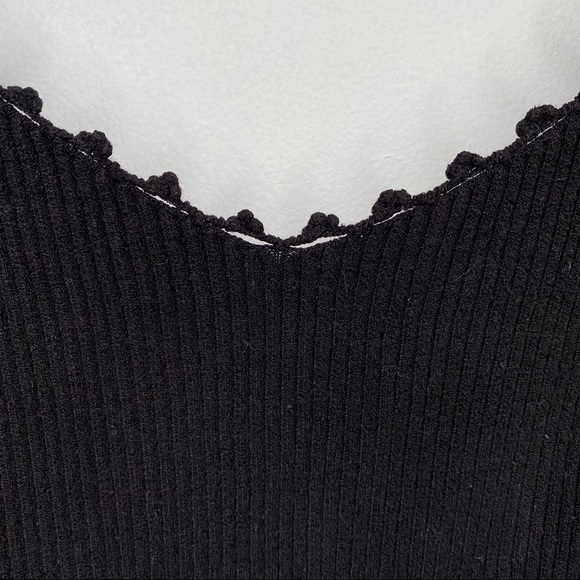 D&C Girls Black Thick Knit Tank Size S - Picture 3 of 7